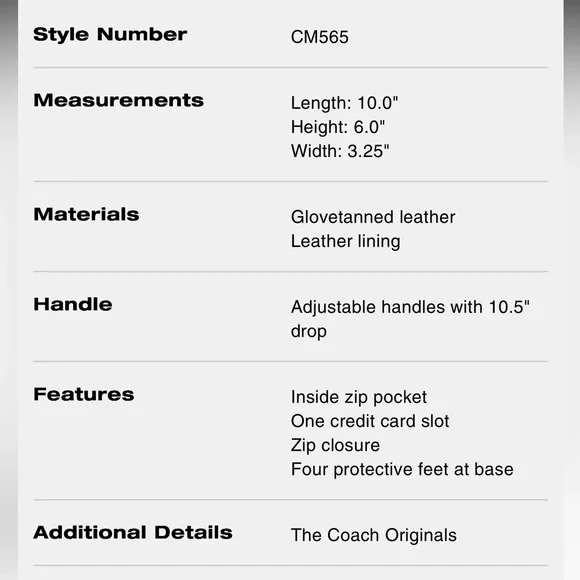 Coach Swing Zip - Picture 5 of 5